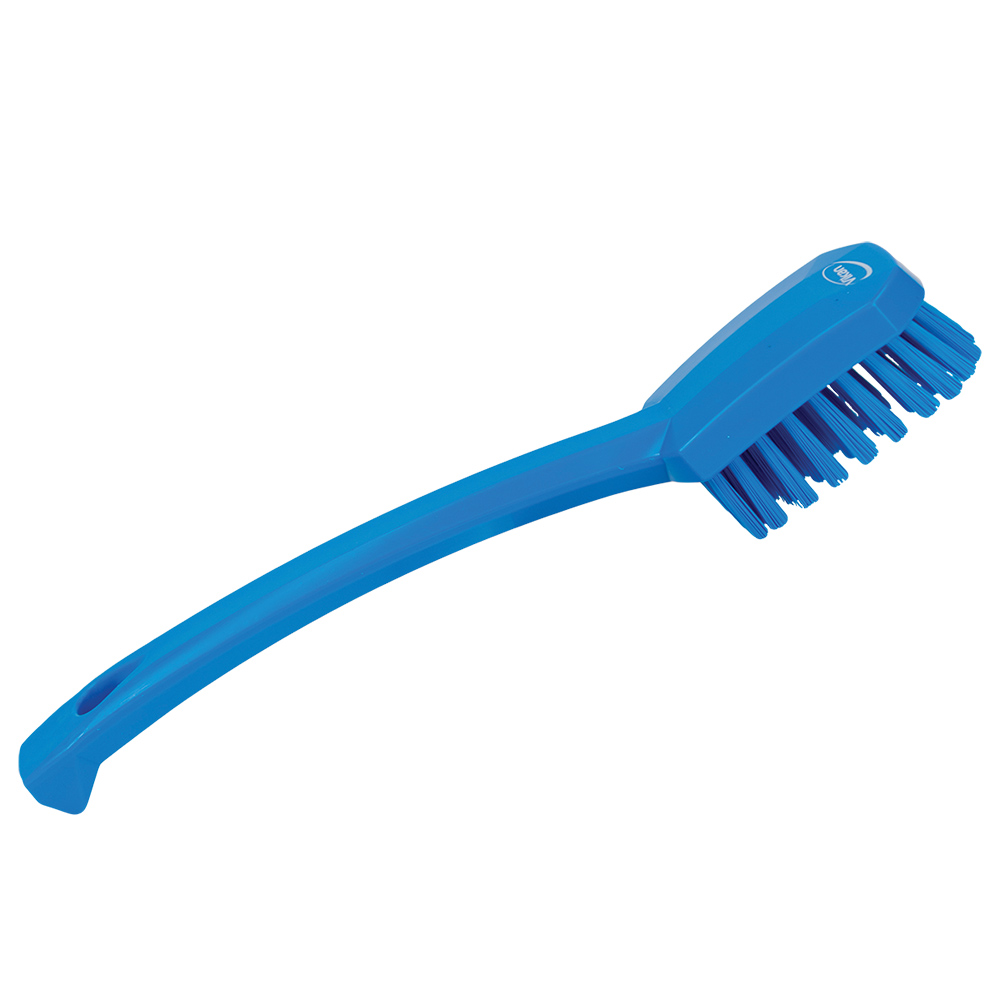 Vikan® Blue Small Utility Hand Brush With Stiff Bristles U.S. Plastic Corp.